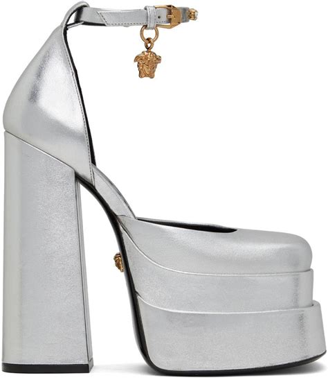 versace medusa heels white|Versace Medusa aevitas.